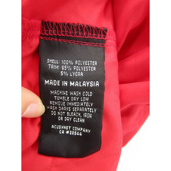 FootJoy Jacket Medium FJ Golf Windbreaker Pullover Logo Elastic Waist - Picture 10 of 11